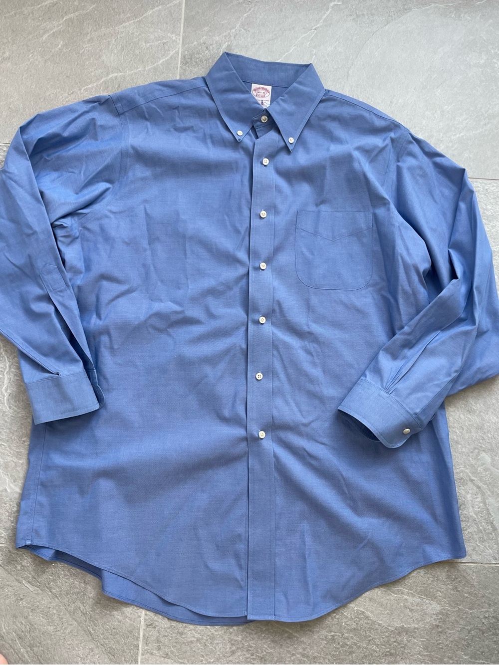 Brooks Brothers Blue Button-Down Dress Shirt